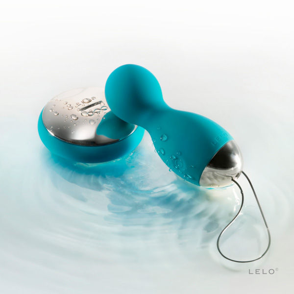 LELO Insignia Bolas Hula Azul – Esferas De Placer Con Rotación Y Vibración Controladas A Distancia