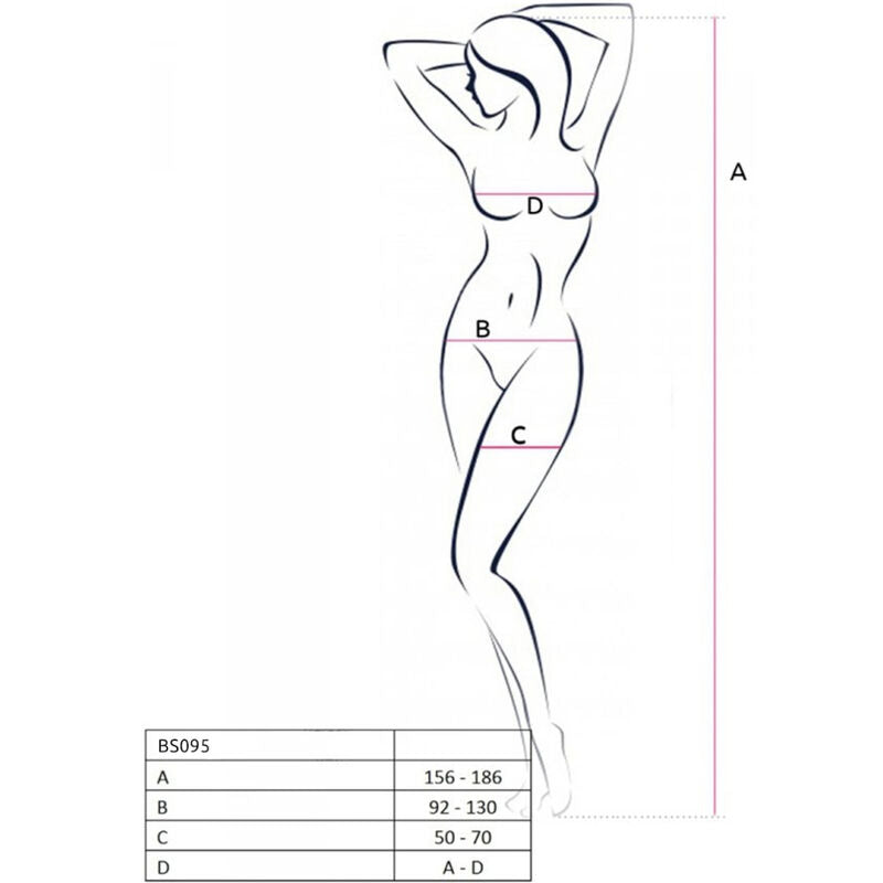 Comprar PASSION BS095 Bodystocking Rojo Talla Única – Diseño Elegante Que Realza Tu Silueta-Noxtic