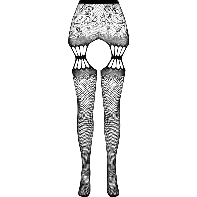 Comprar PASSION S027 Medias Con Ligüero Negro Talla Única – Elegancia Y Comodidad Para Tu Atuendo Sensual-Noxtic