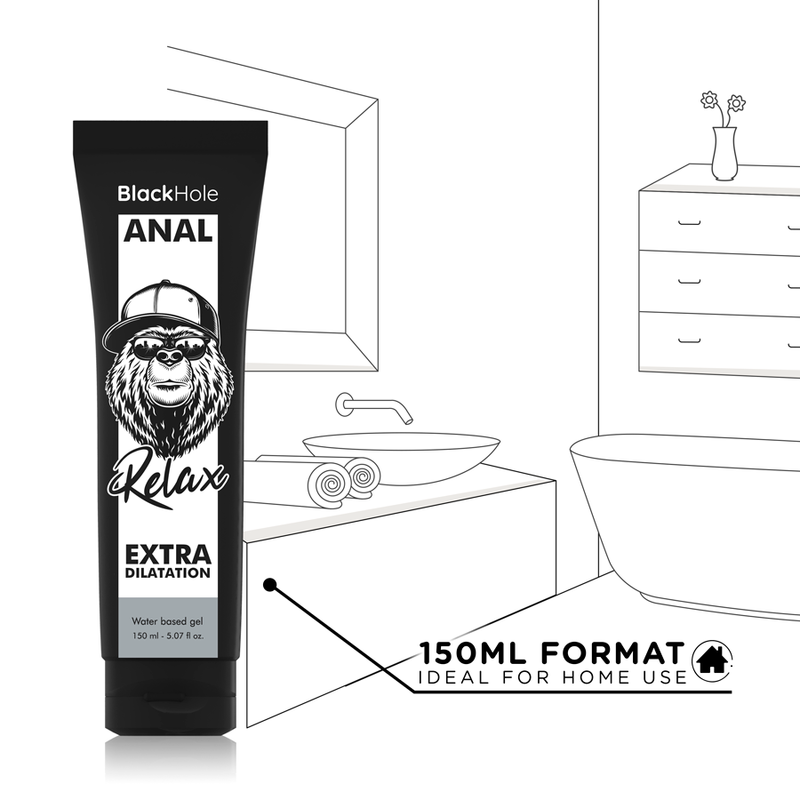 Comprar Black Hole Gel Base Agua 150 Ml – Lubricante Ideal Para Placer Confiable y Sensación Suave-Noxtic