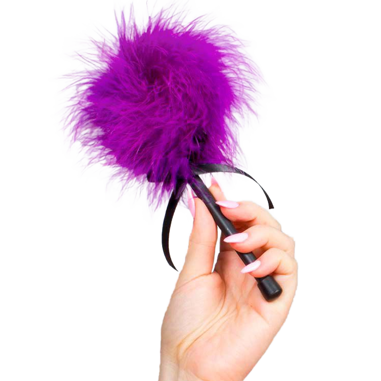 Comprar SECRETPLAY Plumero Marabú Lila – Juguete Erótico Con Suaves Plumas Para Estimulación Sensorial-Noxtic