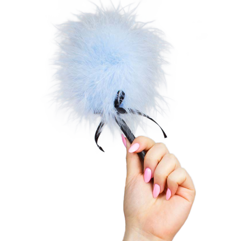 Comprar SECRETPLAY Plumero Marabú Azul Celeste – Accesorio Elegante Para Despertar los Sentidos-Noxtic