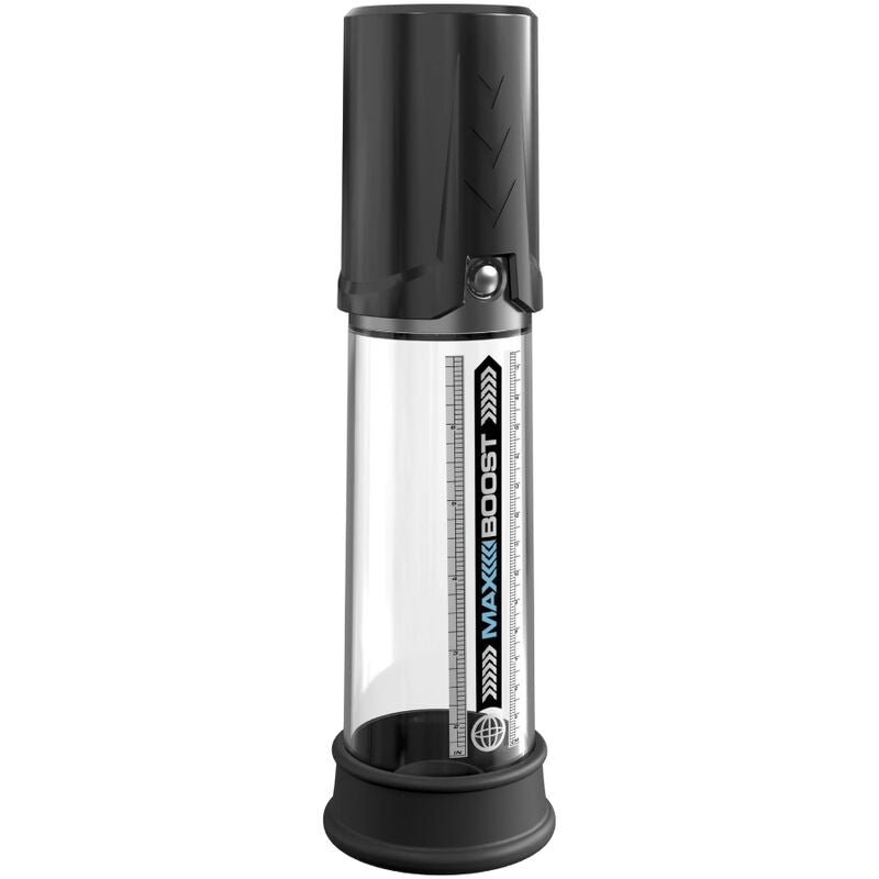 Comprar PUMP WORX Bomba De Erección Max Boost Negro – Potenciador De Placer Con Diseño Innovador-Noxtic