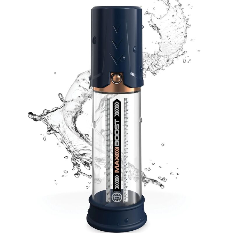 Comprar PUMP WORX Bomba De Erección Max Boost Azul – Diseño Innovador Para Mejora Del Rendimiento-Noxtic