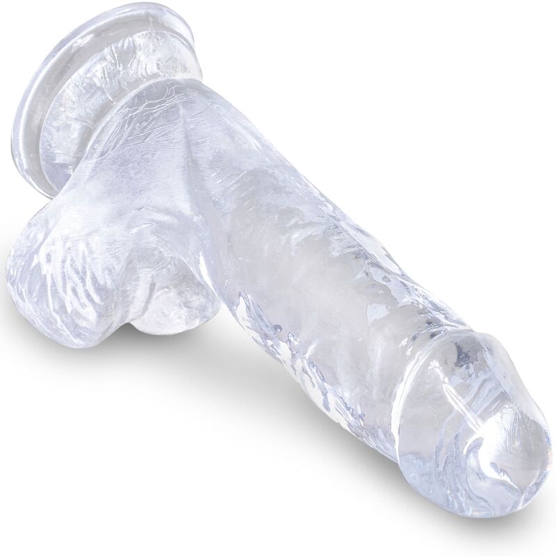 Comprar King Cock Pene Realista Transparente 10.1 cm – Juguete Con Diseño Realista Para Placer Auténtico-Noxtic