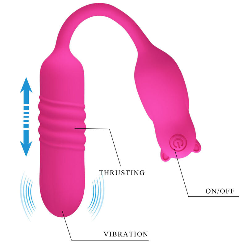 Comprar Pretty Love Nobikuma Bala Vibradora Rosa – Silicona Médica Hipoalergénica Para Placer Seguro-Noxtic