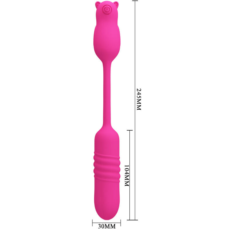 Comprar Pretty Love Nobikuma Bala Vibradora Rosa – Silicona Médica Hipoalergénica Para Placer Seguro-Noxtic