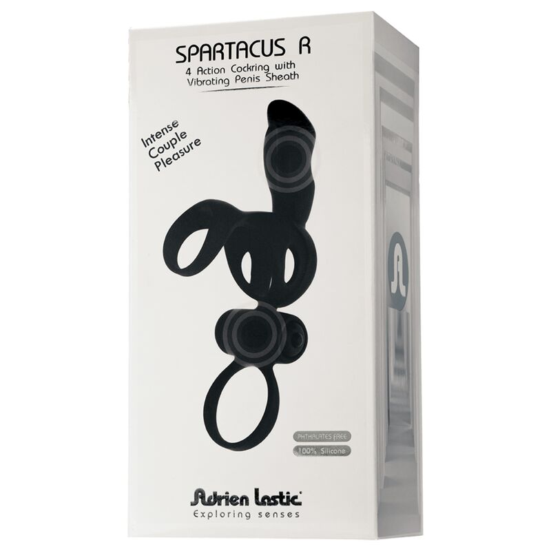 ADRIEN LASTIC Spartacus Anillo Con Vibrador – Diseño Innovador Para Placer Compartido