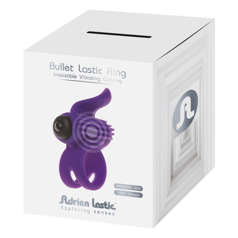 Comprar ADRIEN LASTIC Bullet Lastic Ring – Anillo Vibrador Con Diseño Innovador Para Parejas-Noxtic