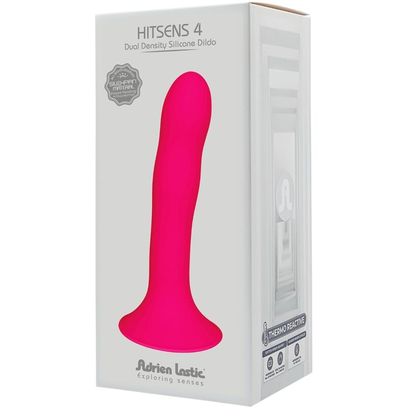 Comprar ADRIEN LASTIC Hitsens 4 Dildo Silicona Fucsia – Diseño Innovador Con Material Silexpan Para Placer Superior-Noxtic
