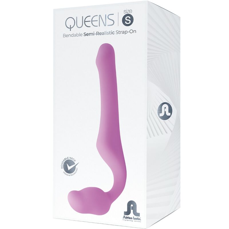 Comprar ADRIEN LASTIC Queens Strap-On Flexible Rosa Talla S – Diseño Ergonómico Para Confort Y Libertad Sensual-Noxtic