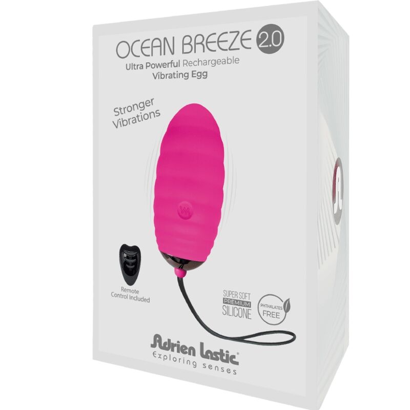 ADRIEN LASTIC Ocean Breeze 2.0 – Uovo vibrante ricaricabile con telecomando per un piacere personalizzato