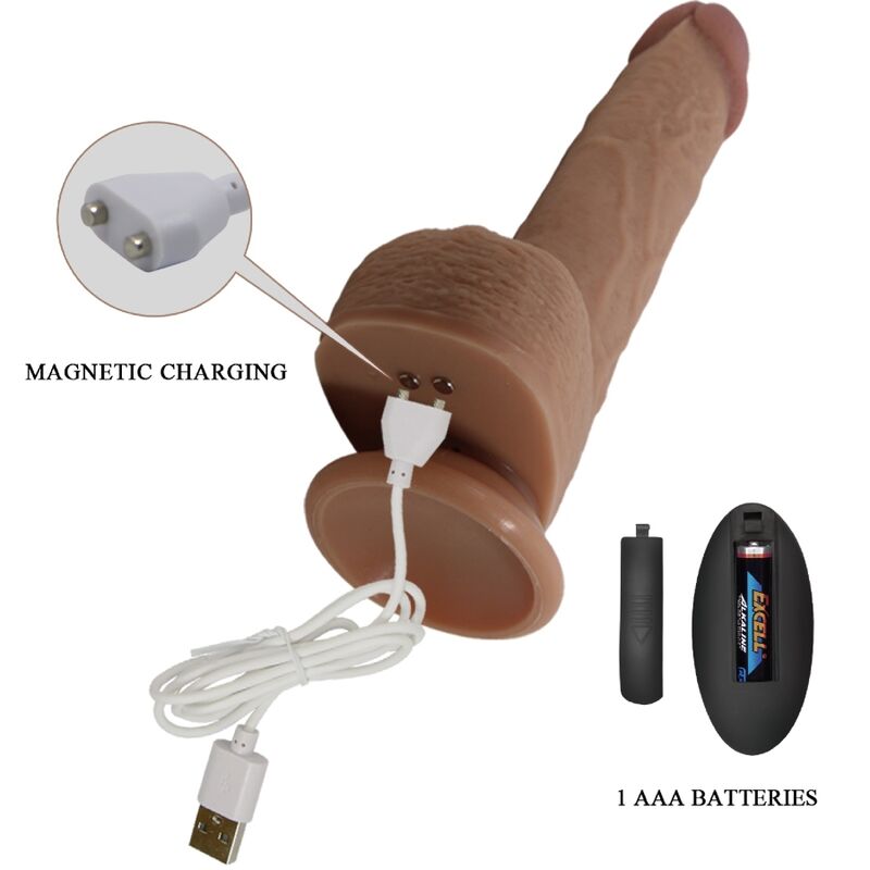 Comprar Pretty Love Tommy Dildo Realista – Vibrador Con Diseño Sofisticado Y Potente Función De Vibración-Noxtic