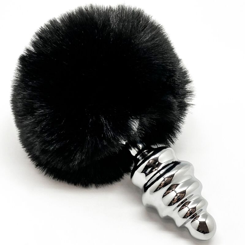 Comprar ALIVE Anal Pleasure Plug Espiral Metal Pompon Negro Talla M – Diseño Elegante Para Placer Sensorial Seguro-Noxtic