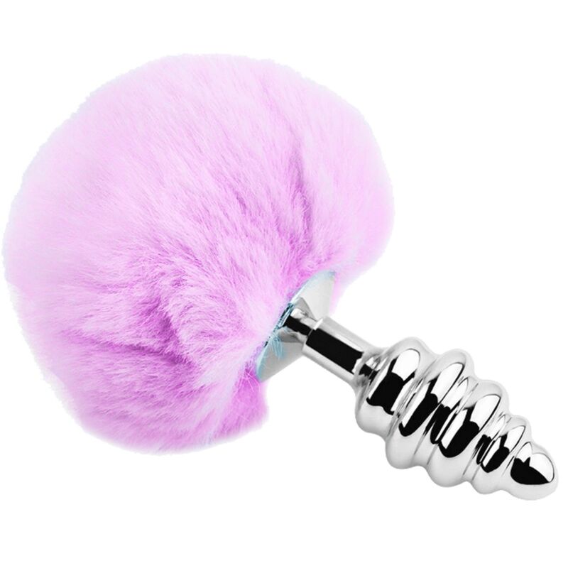 Comprar ALIVE Anal Pleasure Plug Espiral Violeta – Diseño Atractivo Con Pompon Para Placer Sensorial-Noxtic