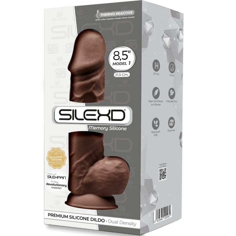 Comprar SILEXD Modelo 1 Silicona Premium Marrón – Diseño Realístico Para Placer Íntimo Confortable-Noxtic