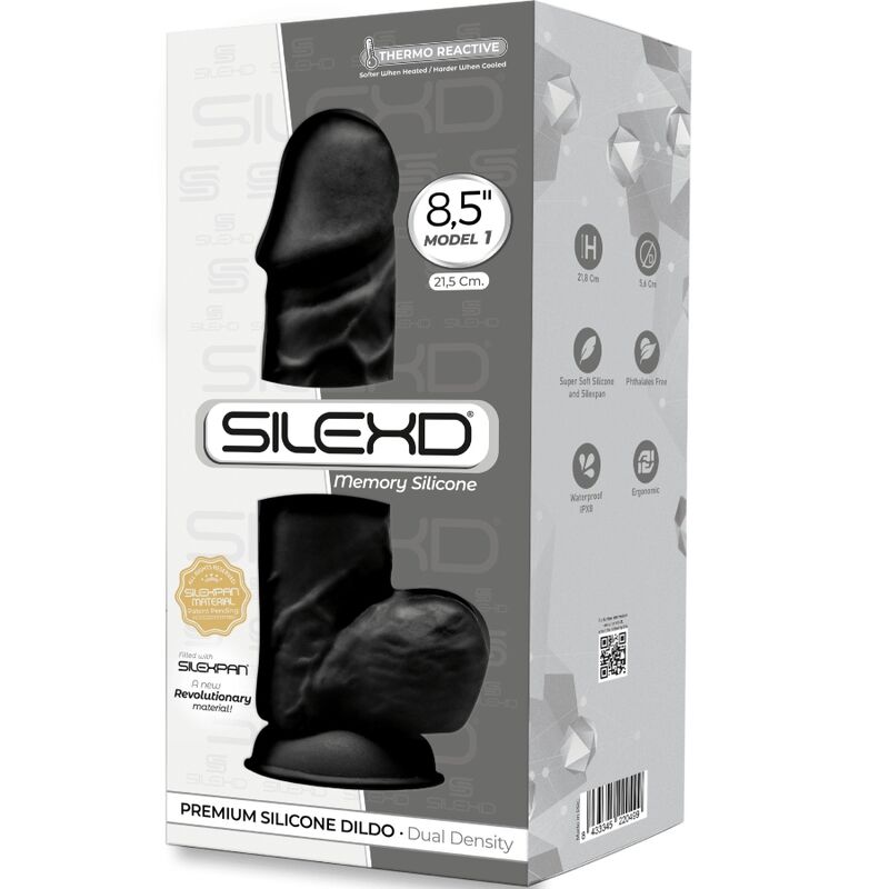 Comprar SILEXD Modelo 1 Silicona Premium Negra – Diseño Realista Para Placer Auténtico-Noxtic