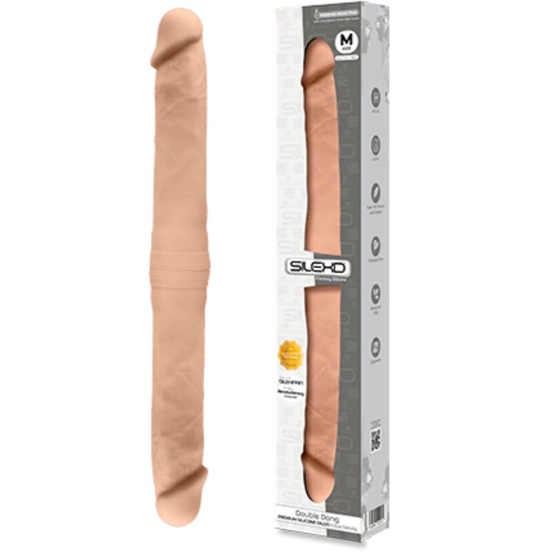 Comprar SILEXD Pene Realista Doble Silicona Premium – Diseño Flexible Para Placer Personalizado-Noxtic
