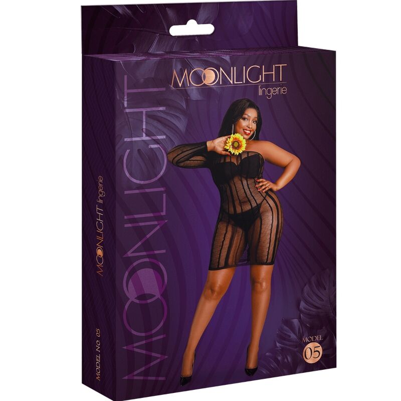 Comprar MOONLIGHT Modelo 5 Vestido Negro Talla Única – Diseño Elegante Que Realza Tus Curvas Con Comodidad-Noxtic