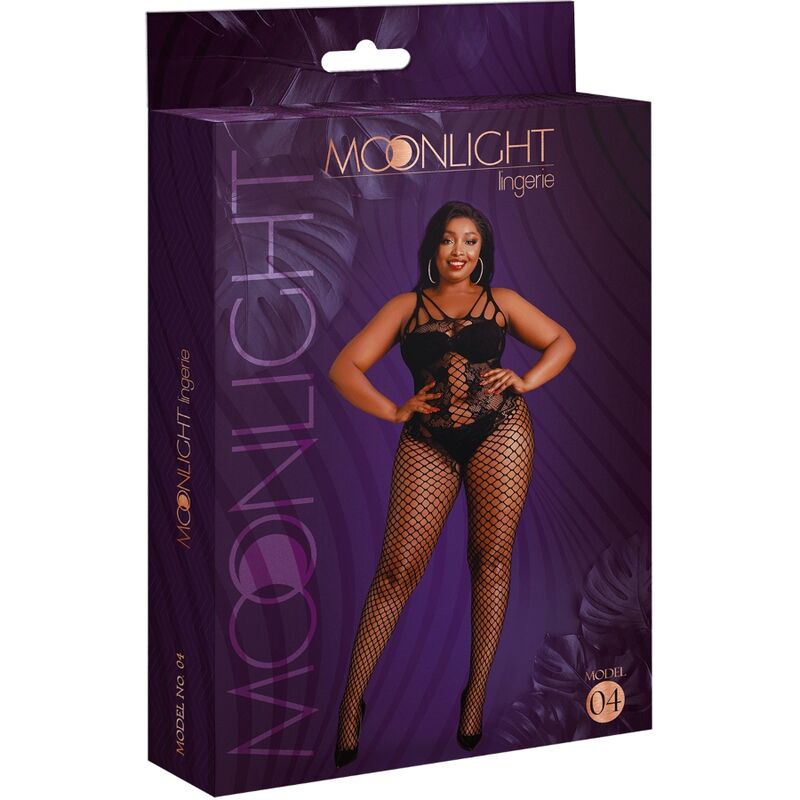 Comprar MOONLIGHT Modelo 4 Bodystocking Negro Talla Única – Diseño Elegante Para Mayor Comodidad y Confianza-Noxtic
