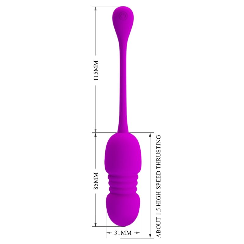 Comprar Pretty Love Callie Huevo Vibrador Recargable Morado – Diseño Elegante Para Placer Sensorial-Noxtic