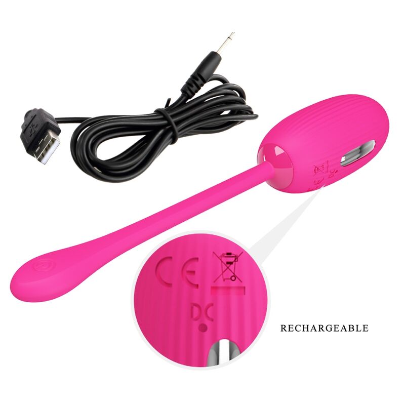 Comprar Pretty Love Doreen Huevo Vibrador Recargable Magenta – Estimulador Con Control Remoto Para Placer Personalizado-Noxtic
