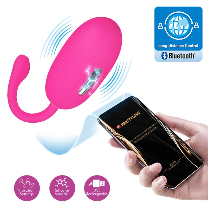 Comprar Pretty Love Doreen Huevo Vibrador Recargable Magenta – Estimulador Con Control Remoto Para Placer Personalizado-Noxtic