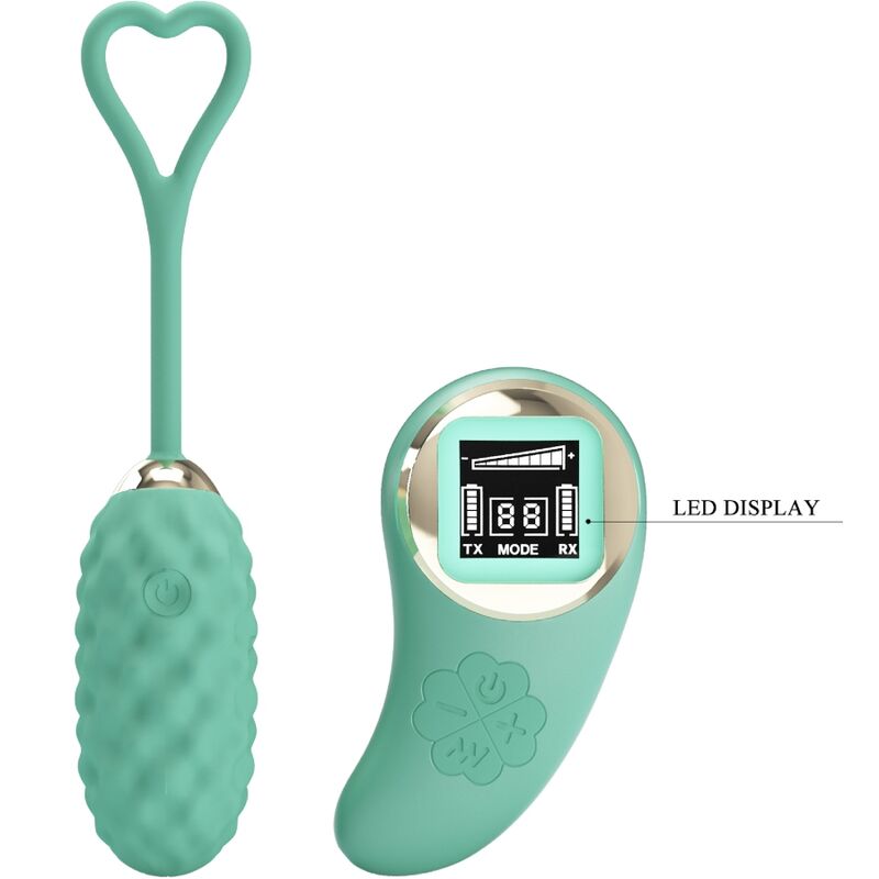 Comprar Pretty Love Vivian Huevo Vibrador Verde – Juguete Erótico Con Control Remoto Para Experiencia Sensorial Única-Noxtic