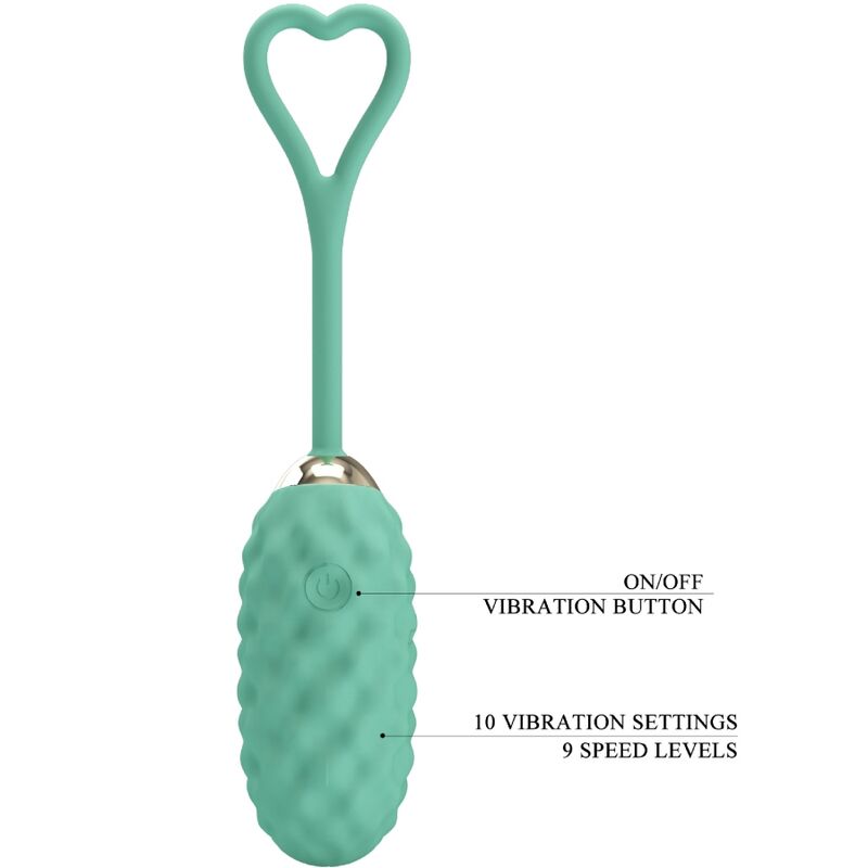 Comprar Pretty Love Vivian Huevo Vibrador Verde – Juguete Erótico Con Control Remoto Para Experiencia Sensorial Única-Noxtic