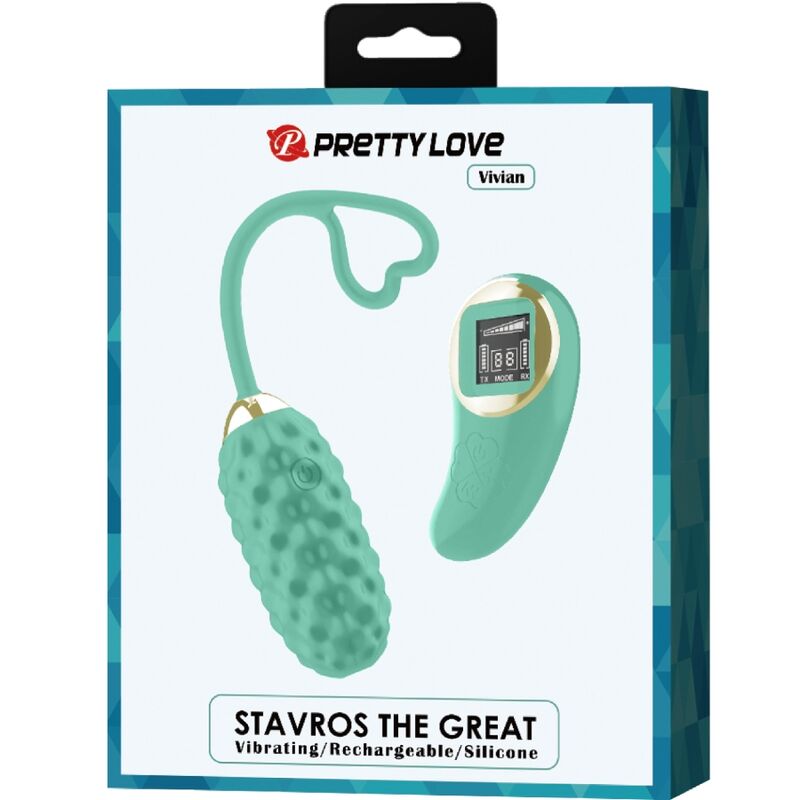 Comprar Pretty Love Vivian Huevo Vibrador Verde – Juguete Erótico Con Control Remoto Para Experiencia Sensorial Única-Noxtic