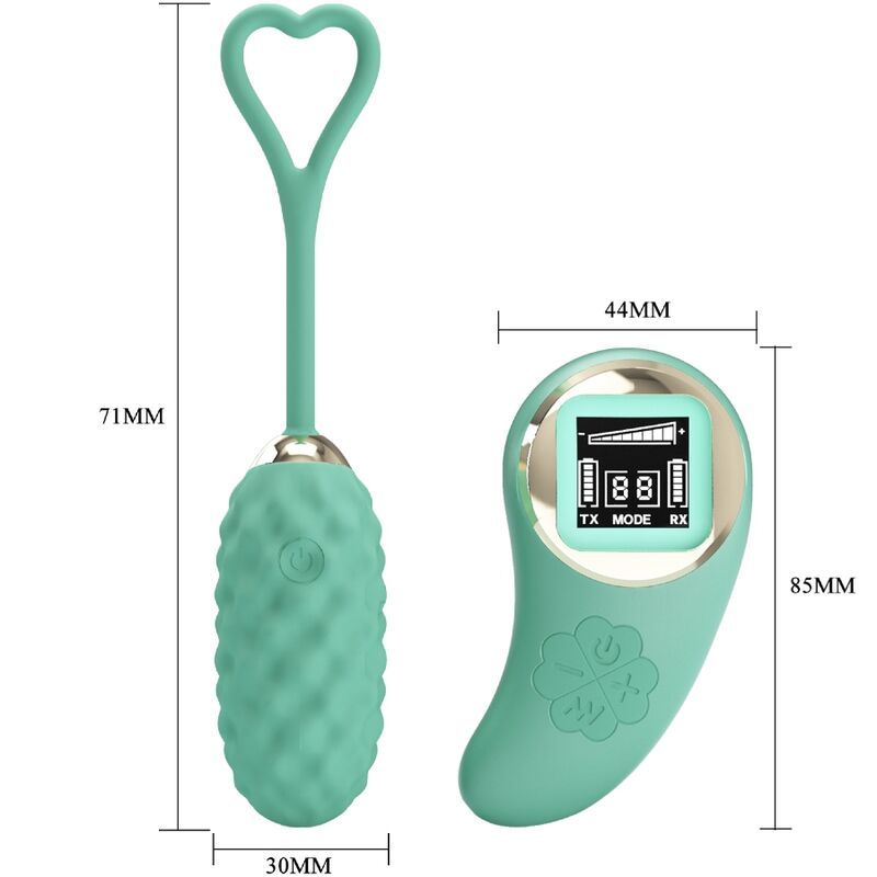 Comprar Pretty Love Vivian Huevo Vibrador Verde – Juguete Erótico Con Control Remoto Para Experiencia Sensorial Única-Noxtic