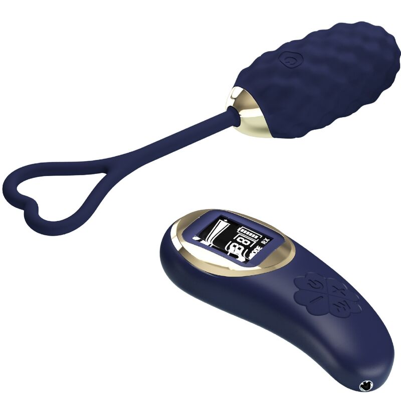 Comprar PRETTY LOVE Huevo Vibrador Control Remoto Azul – Silicona Médica Hipoalergénica Para Placer Seguro-Noxtic