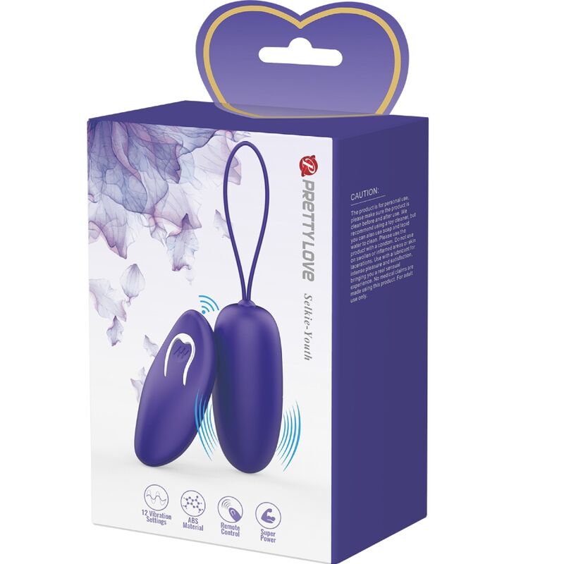 Comprar Pretty Love Selkie Youth Mini Huevo Vibrador – Diseño Ergonómico Con Control Remoto Para Placer Personal-Noxtic