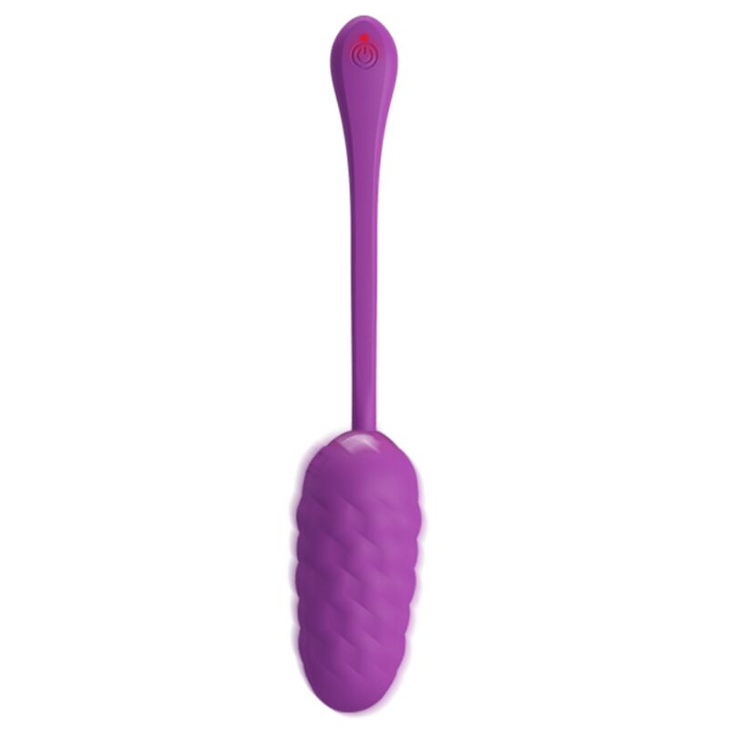Comprar PRETTY LOVE Huevo Vibrador Recargable Morado – Textura Marina Para Experiencias Sensuales-Noxtic