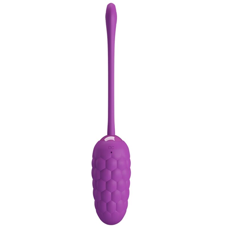 Comprar PRETTY LOVE Huevo Vibrador Recargable Morado – Textura Marina Para Experiencias Sensuales-Noxtic