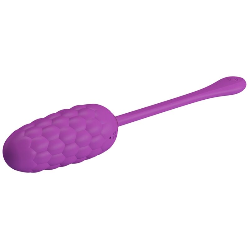 Comprar PRETTY LOVE Huevo Vibrador Recargable Morado – Textura Marina Para Experiencias Sensuales-Noxtic