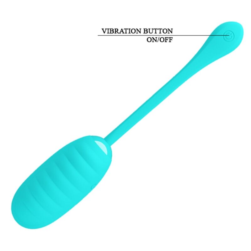 Comprar PRETTY LOVE Kirk Huevo Vibrador Recargable Verde Claro – Diseño Compacto Para Placer Discreto-Noxtic