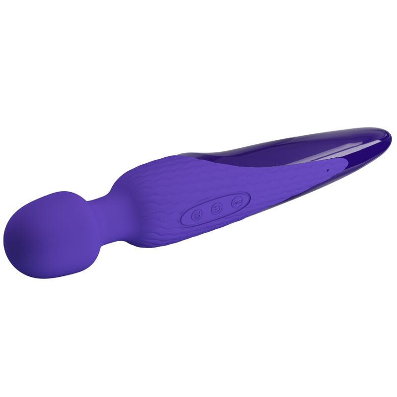 Comprar PRETTY LOVE Antony Youth Vibrador Wand Violeta – Vibrador Recargable Con Efecto Calor Innovador-Noxtic