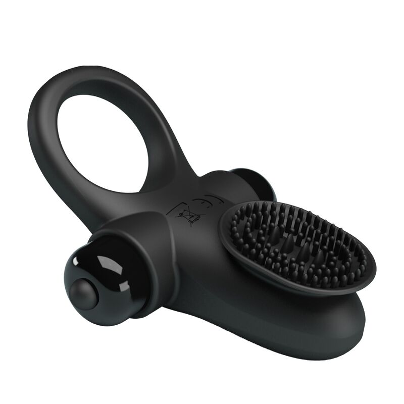 Comprar Pretty Love Anillo Vibrador II Negro – Diseño Innovador Para Placer Intenso-Noxtic