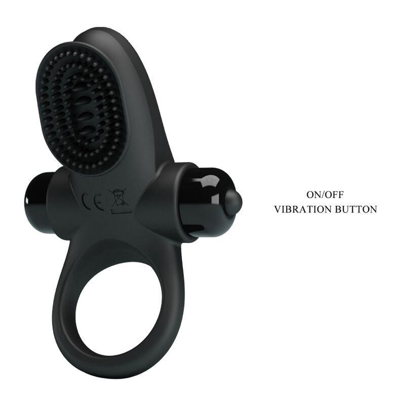 Comprar Pretty Love Anillo Vibrador II Negro – Diseño Innovador Para Placer Intenso-Noxtic