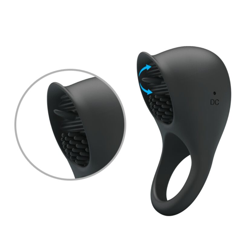 Comprar Pretty Love Anillo Vibrador Negro – Estimulador Con Diseño Innovador Para Placer Intenso-Noxtic
