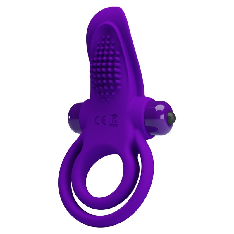 Comprar PRETTY LOVE Anillo Vibrador Morado – Diseño Ergonómico Para Placer Compartido-Noxtic