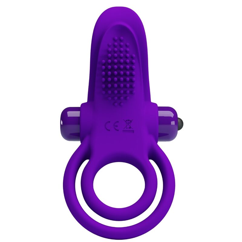 Comprar PRETTY LOVE Anillo Vibrador Morado – Diseño Ergonómico Para Placer Compartido-Noxtic