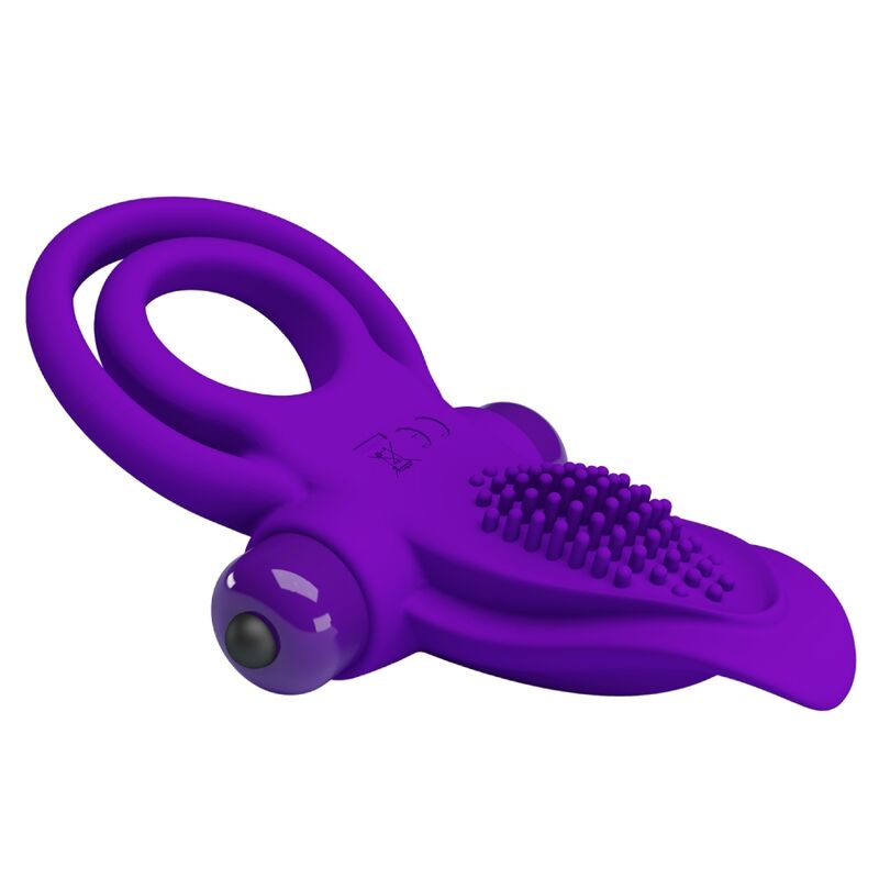 Comprar PRETTY LOVE Anillo Vibrador Morado – Diseño Ergonómico Para Placer Compartido-Noxtic