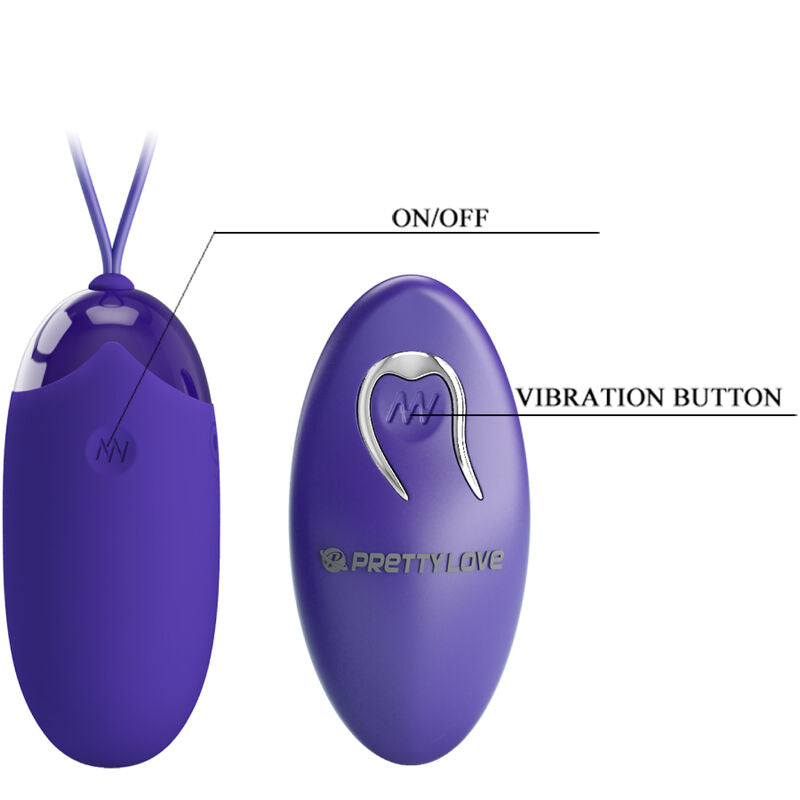 Comprar Pretty Love Berger Youth Huevo Vibrador – Control Remoto Con Diseño Elegante y Versátil-Noxtic