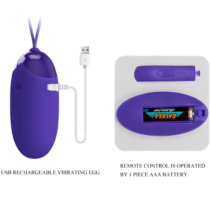Comprar Pretty Love Berger Youth Huevo Vibrador – Control Remoto Con Diseño Elegante y Versátil-Noxtic