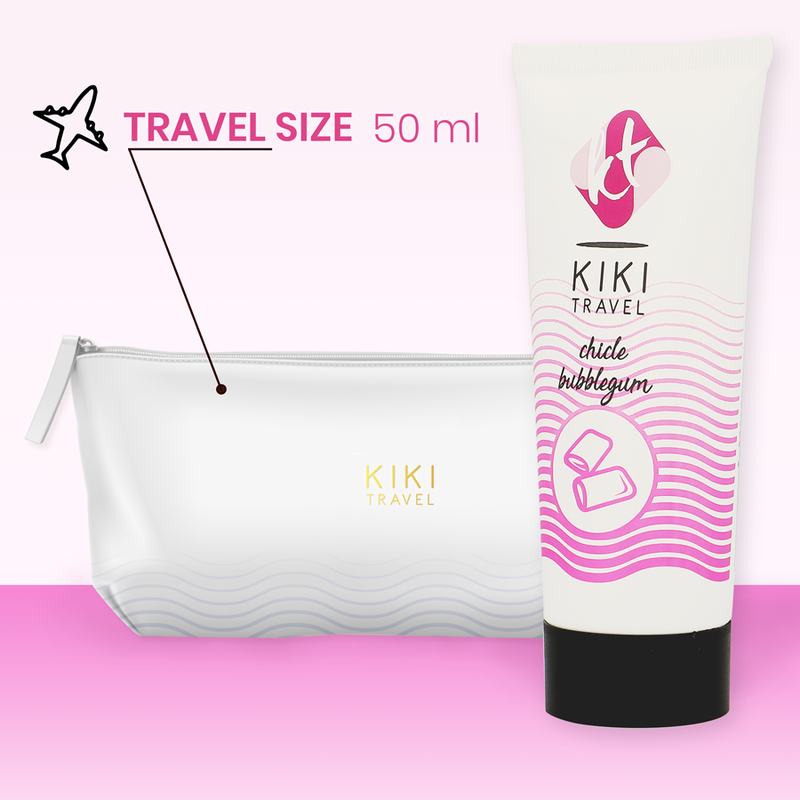 Comprar KIKÍ Travel Lubricante Sabor A Chicle 50 Ml – Lubricante Suave Para Placer Sensorial-Noxtic