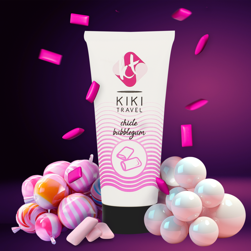 Comprar KIKÍ Travel Lubricante Sabor A Chicle 50 Ml – Lubricante Suave Para Placer Sensorial-Noxtic