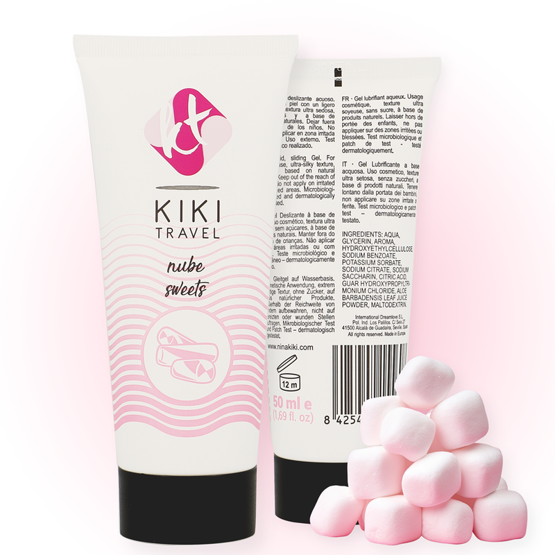 Comprar KIKÍ Travel Lubricante Sabor A Nube 50 Ml – Tacto Sedoso Con Sabor Único Para Máxima Comodidad-Noxtic