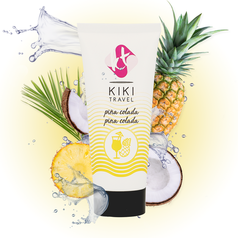 Comprar KIKÍ Travel Lubricante Sabor A Piña Colada 50 Ml – Tacto Sedoso Con Sabor Exótico Para Máximo Placer-Noxtic